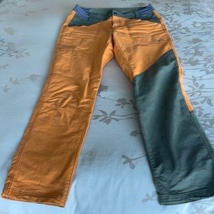Two color Marmot cargo pants.